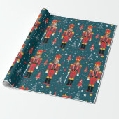 custom photo nutcracker Wrapping Paper - 2 images ラッピングペーパー (アンロールド)