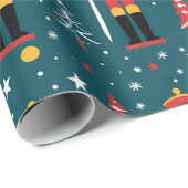 custom photo nutcracker Wrapping Paper - 2 images ラッピングペーパー (ロールコーナー)