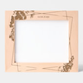 Custom Photo on Wood,  Personalized Portrait レーザー彫刻フレーム (正面)