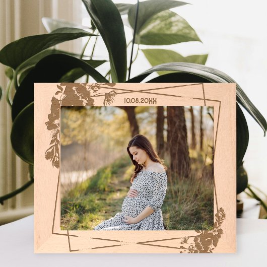 Custom Photo on Wood,  Personalized Portrait レーザー彫刻フレーム