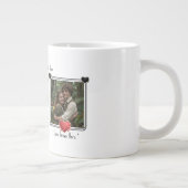Custom Photo Online Dating Valentines Coffee  ジャンボコーヒーマグカップ (右)