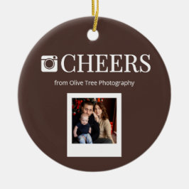 Custom Photo Ornament for Photography Clients セラミックオーナメント