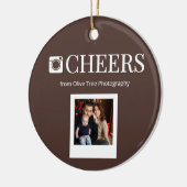 Custom Photo Ornament for Photography Clients セラミックオーナメント (左)