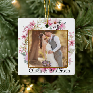 Custom Photo Ornament Personalized Family Picture  セラミックオーナメント