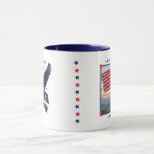 Custom Photo Patriotic Mug マグカップ (中央)