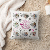 Custom Photo Pattern Daughter Birthday クッション (ブランケット)