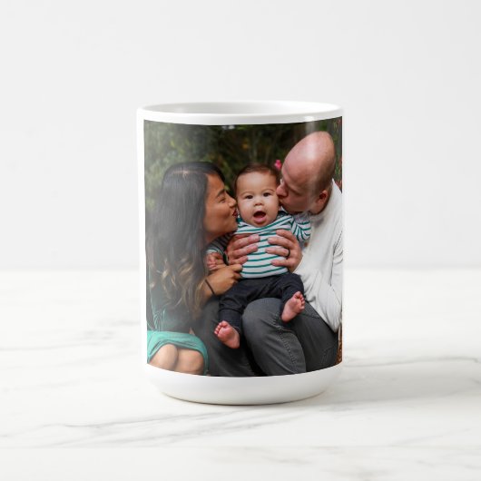 Custom Photo Personalized コーヒーマグカップ (中央)