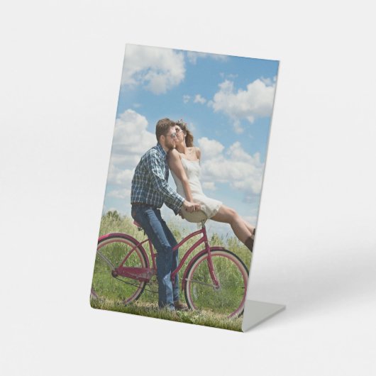 Custom Photo Personalized 台座サイン (正面)