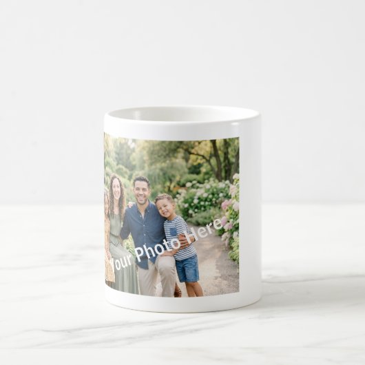 Custom Photo Personalized Coffee Mug コーヒーマグカップ (中央)