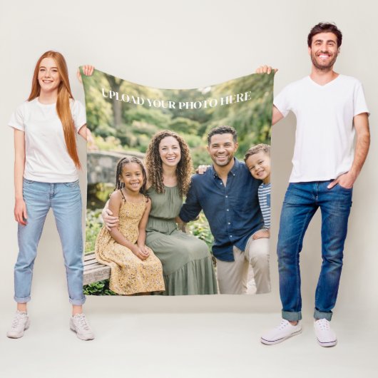 Custom Photo Personalized Fleece Blanket フリースブランケット (インサイチュ)