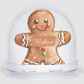 Custom photo personalized gingerbread man  (正面)