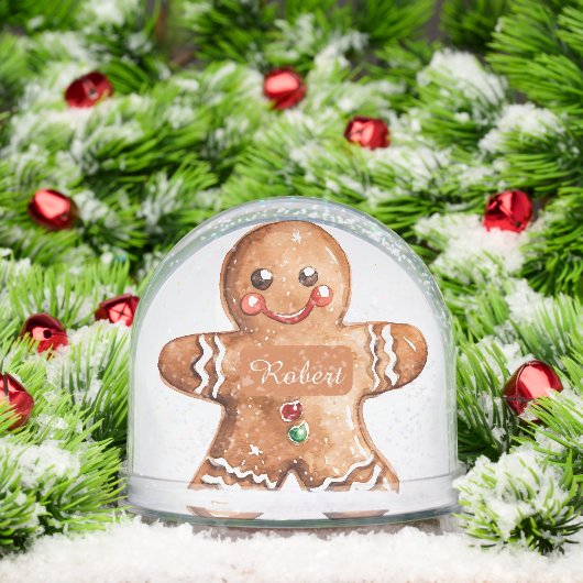 Custom photo personalized gingerbread man  (クリスマス)