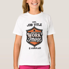 Custom Photo Personalized Job Title & Workplace  Tシャツ