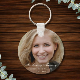 Custom Photo Personalized Memorial funeral death キーホルダー