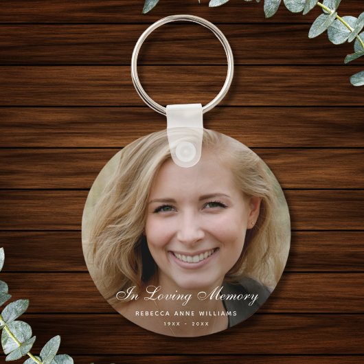 Custom Photo Personalized Memorial funeral death キーホルダー