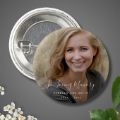 Custom Photo Personalized Memorial Tribute Funeral 缶バッジ