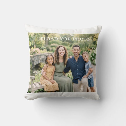 Custom Photo Personalized Pillow クッション (正面)