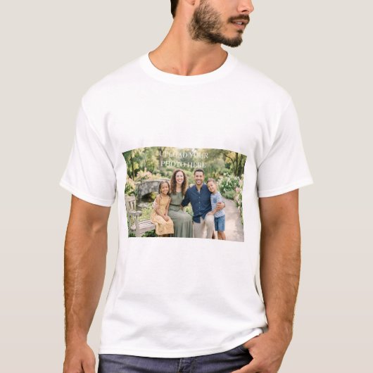 Custom Photo Personalized T-Shirt Tシャツ (正面)