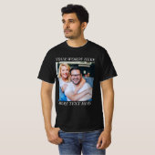 Custom Photo & Personalized Text Graphic Tee Tシャツ (正面フル)