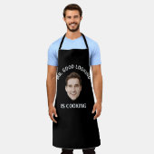Custom Photo Personalized Text Her Him Women Men エプロン (着用した状態)
