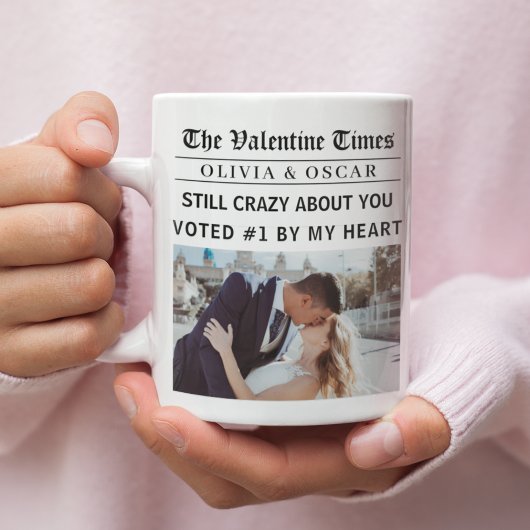 Custom Photo – Personalized “Valentines Times Gift コーヒーマグカップ