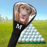 Custom Photo Pet Family Dog Personalized Monogram ゴルフヘッドカバー<br><div class="desc">Custom photo golf head cover with personalized monogram. Customize these golf head covers and matching golf accessories with your favorite family, pet, dog, kids photo and monogrammed initial. Great gift to all golfers, golf lovers. COPYRIGHT © 2020 Judy Burrows, Black Dog Art - All Rights Reserved . Custom Photo Pet...</div>