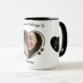 Custom Photo Pet Lover Mug – Pet Lover Gift マグカップ (正面右)