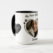Custom Photo Pet Lover Mug – Pet Lover Gift マグカップ (正面左)