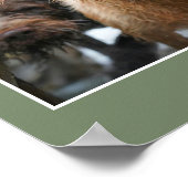  Custom Photo Pets Family Quotes & Funny Sayings ポスター (角)