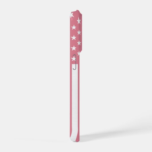 Custom Photo Phone Case, USA Flag Patriotic iPhoneケース (右側面)