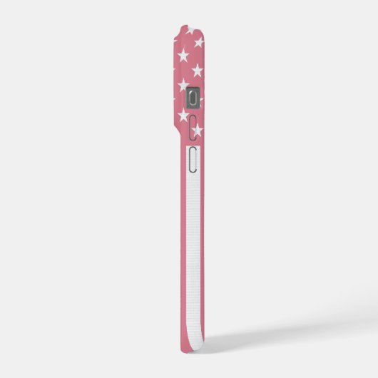 Custom Photo Phone Case, USA Flag Patriotic iPhoneケース (左側面)