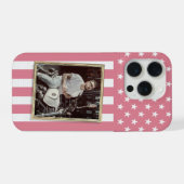 Custom Photo Phone Case, USA Flag Patriotic iPhoneケース (裏面横)
