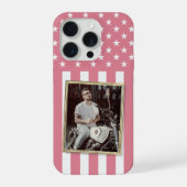 Custom Photo Phone Case, USA Flag Patriotic iPhoneケース (裏面)
