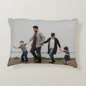 Custom Photo Pillow – Personalized Decorative Cush アクセントクッション (裏面)