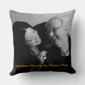 Custom Photo Pillow - Personalized Home Decor Gift クッション (裏面)
