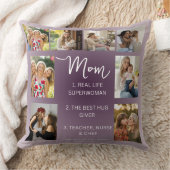 Custom Photo Pillow with Meaningful Mothers Quotes クッション (ブランケット)