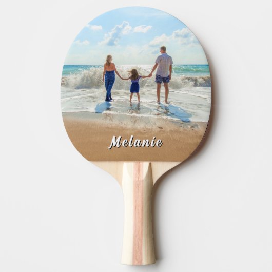Custom Photo Ping Pong Paddles Personalized Name 卓球ラケット (正面)