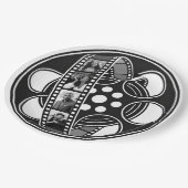 Custom Photo Plates, Hollywood Party Film Strip ペーパープレート (アングル)