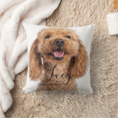 Custom Photo Poodle Personalized クッション (ブランケット)