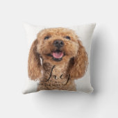Custom Photo Poodle Personalized クッション (裏面)