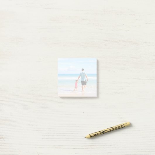 Custom Photo Post-it® Notes Create Your Own Gift ポストイット (デスク上)