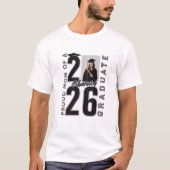 Custom Photo Proud Family Matching Graduation Tシャツ (正面)