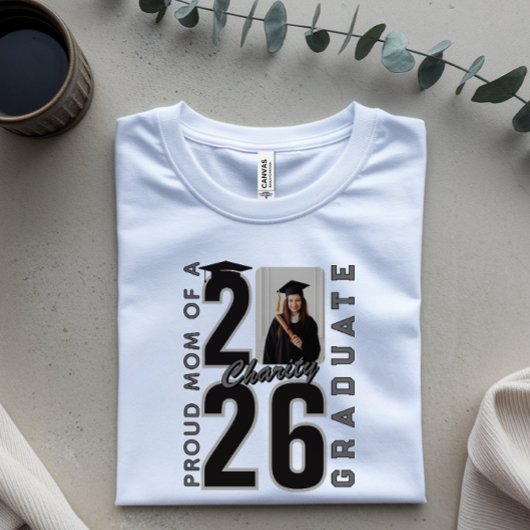 Custom Photo Proud Family Matching Graduation Tシャツ