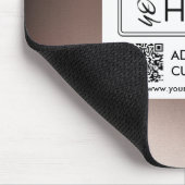 Custom Photo QR Code Business Logo マウスパッド (コーナー)