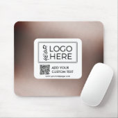 Custom Photo QR Code Business Logo マウスパッド (マウス)