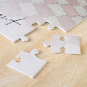 Custom Photo Remember This Moment Newlyweds ジグソーパズル (側面)