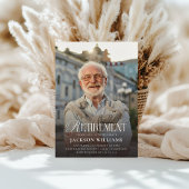 Custom Photo Retirement Party 招待状