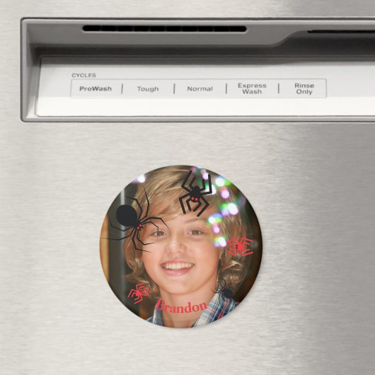 Custom Photo Round Magnet マグネット (インサイチュ (食洗機))