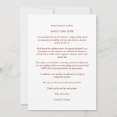 Custom Photo Script Cut Paper Effect Wedding (裏面)