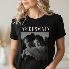 Custom Photo Shirt for Bridesmaids & Bride Tribe Tシャツ